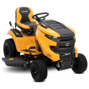 107cm Petrol Ride-On Lawn Tractor, 19.5 HP, Hydrostatic Drive, Cruise Control & LED Lights
