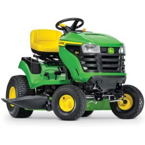 107cm Petrol Ride-On Lawn Mower, 17.5 HP, Hydrostatic Transmission, Deck Wash Port